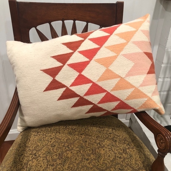 The Citizenry 100% Peruvian Wool Lucia Lumbar Pillow, 16" x 26" - Picture 1 of 7